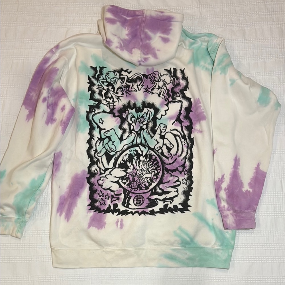 Tie-Dye Graphic Hoodie